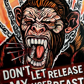 Painting for sale online - DON’T LET RELEASE MY ANGER BEAST