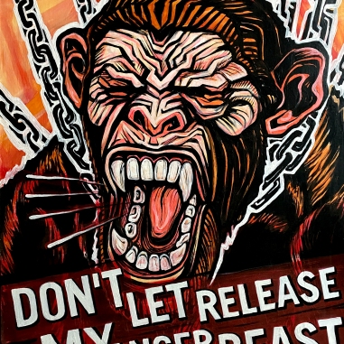 Painting for sale online - DON’T LET RELEASE MY ANGER BEAST