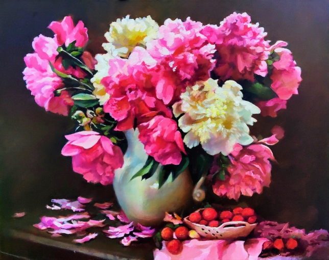 Painting for sale online - Peonies