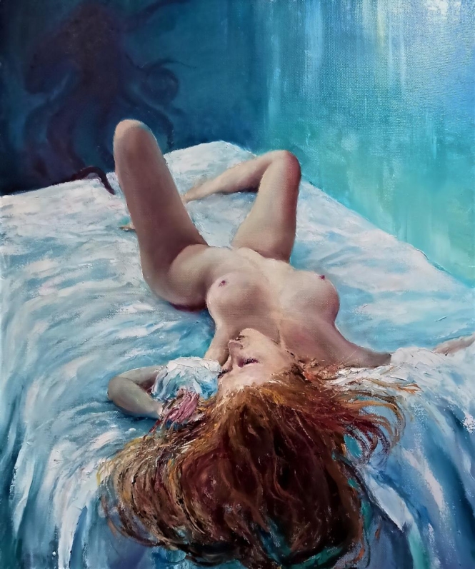Painting for sale online - Sensual immersion...