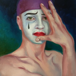 Painting for sale online - Зеленоглазый