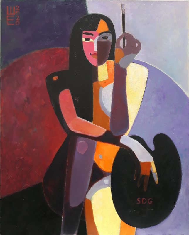 Painting for sale online - Soli Deo Gloria