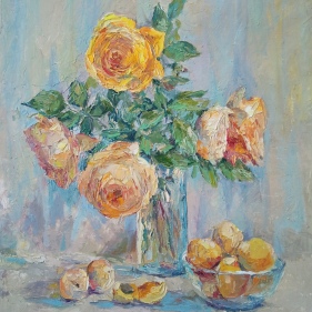 Painting for sale online - Apricot