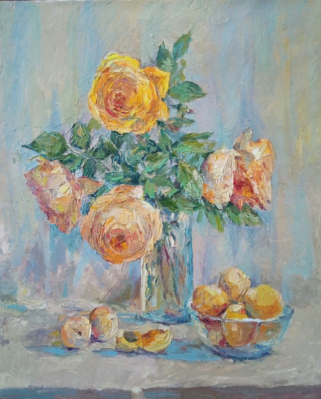 Painting for sale online - Абрикосовое