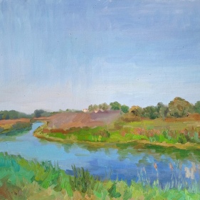 Painting for sale online - Bityug River