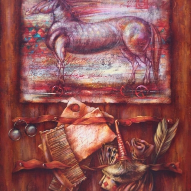 Painting for sale online - Trojan Horse