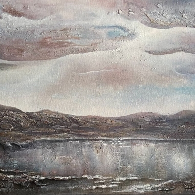 Painting for sale online - Mountain lake
