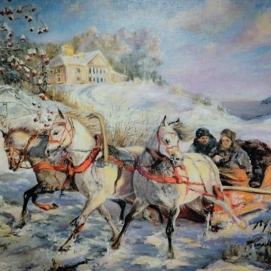 Painting for sale online - На тройке