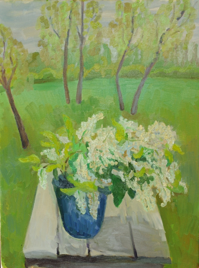 Painting for sale online - Bird cherry