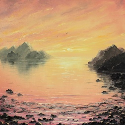 Painting for sale online - Lake Glaciss