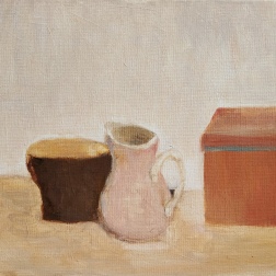 Painting for sale online - Still life with a tea box