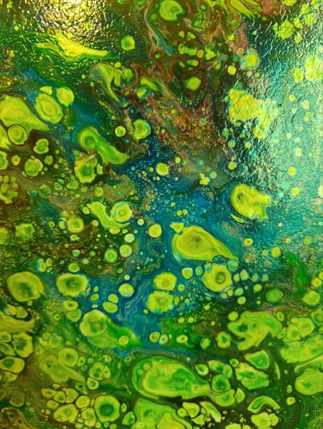 Painting for sale online - Particles of space