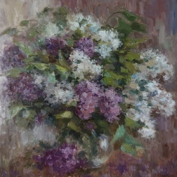 Painting for sale online - Feeling of lilac