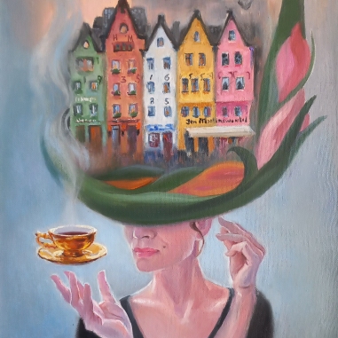 Painting for sale online - The Cologne Dream