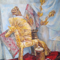 Painting for sale online - Still life with a horse