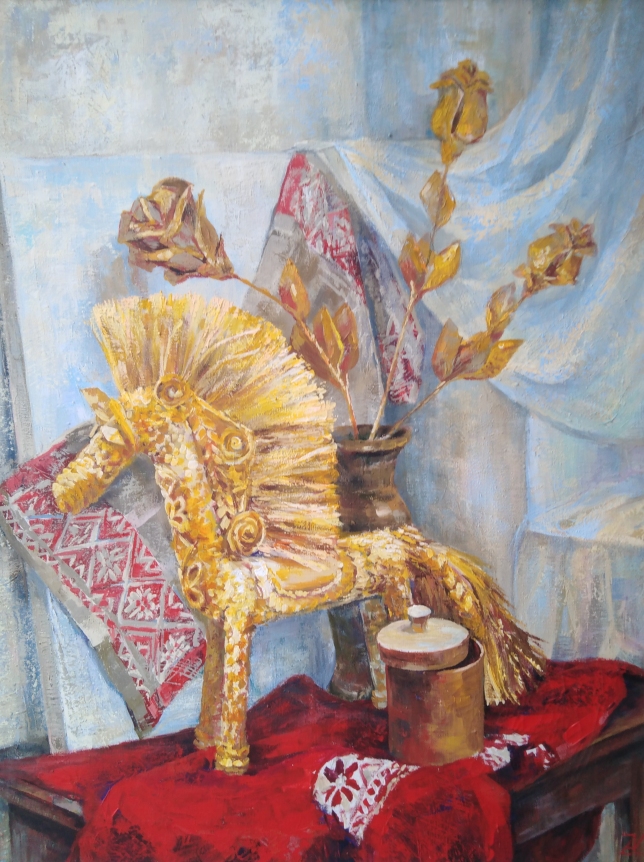 Painting for sale online - Still life with a horse