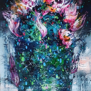 Painting for sale online - Prickly Happiness