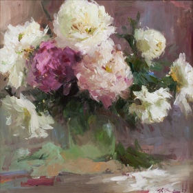 Painting for sale online - Sketch with peonies