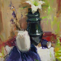 Painting for sale online - White lily