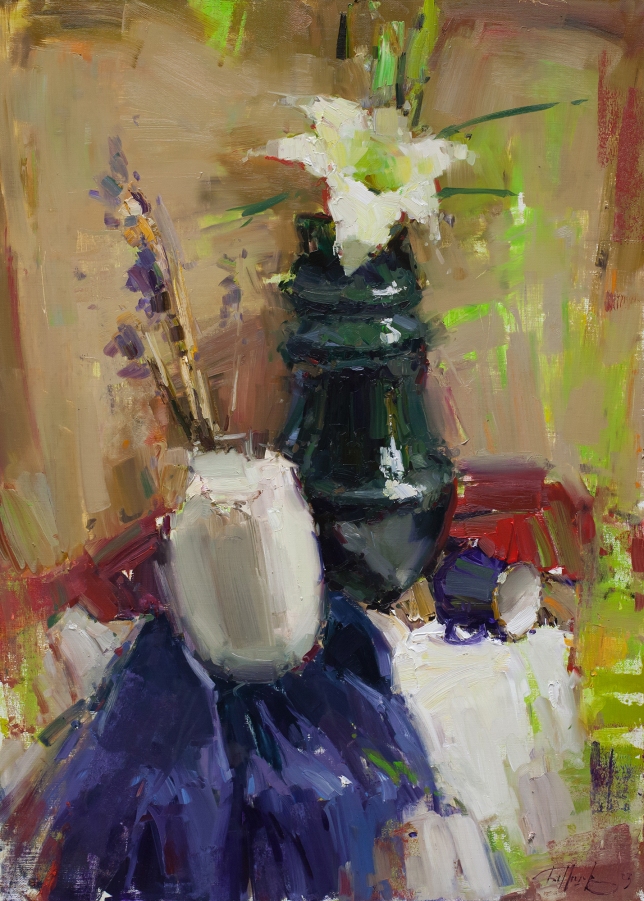 Painting for sale online - White lily