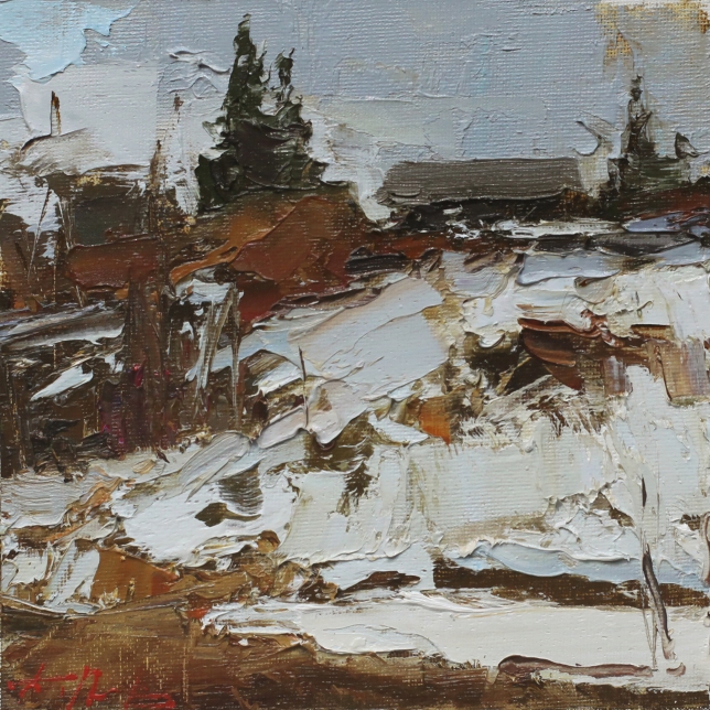 Painting for sale online - House in the village