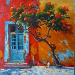 Painting for sale online - Midday in Burano