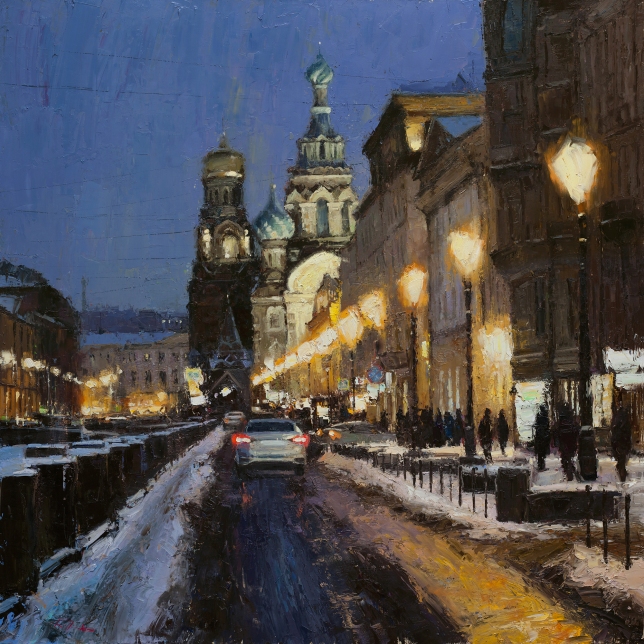 Painting for sale online - At the Griboedov Canal