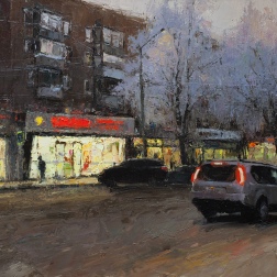 Painting for sale online - Night city