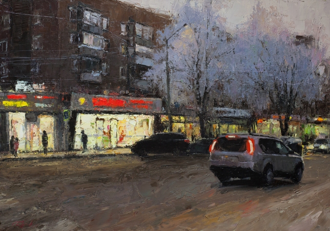 Painting for sale online - Night city