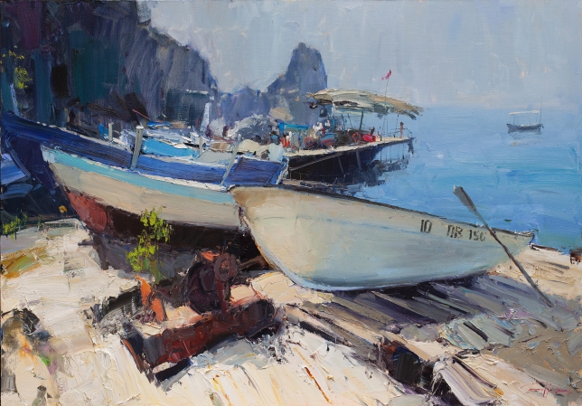 Painting for sale online - Between land and sea