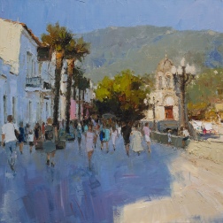 Painting for sale online - Yalta The warmth of the southern city