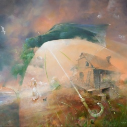 Painting for sale online - Walk in white