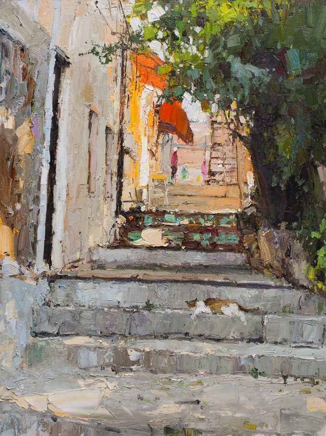 Painting for sale online - Lane where time stops