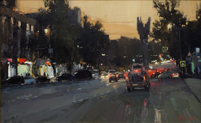 Painting for sale online - Syktivkar evening