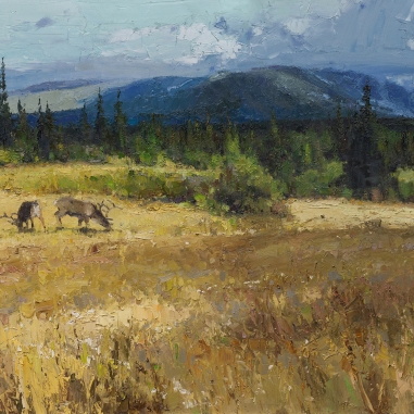 Painting for sale online - Under the sky of the Urals