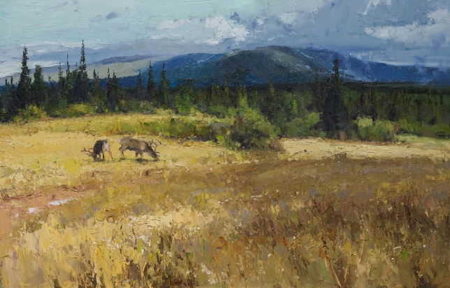 Painting for sale online - Under the sky of the Urals