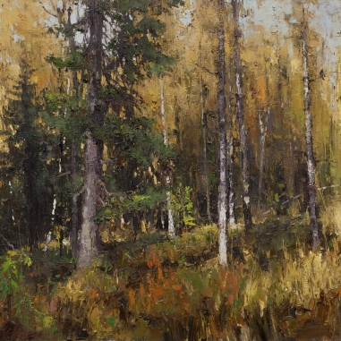 Painting for sale online - Walking in the autumn forest
