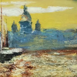 Painting for sale online - Gold city