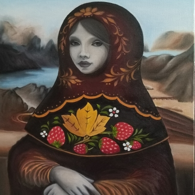 Painting for sale online - Mona Matryona