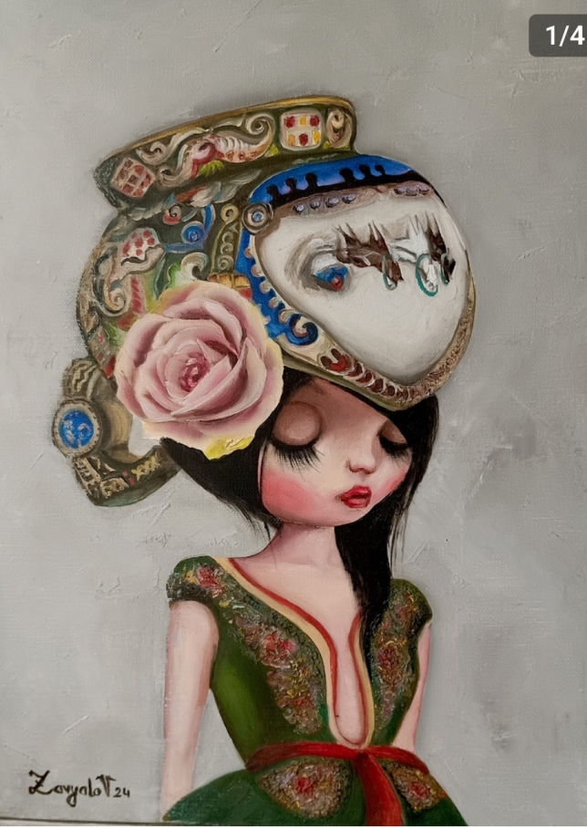 Painting for sale online - Modesty