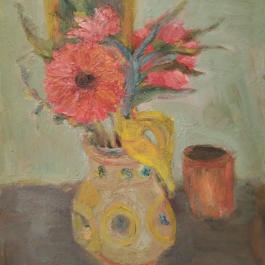 Painting for sale online - Red bouquet