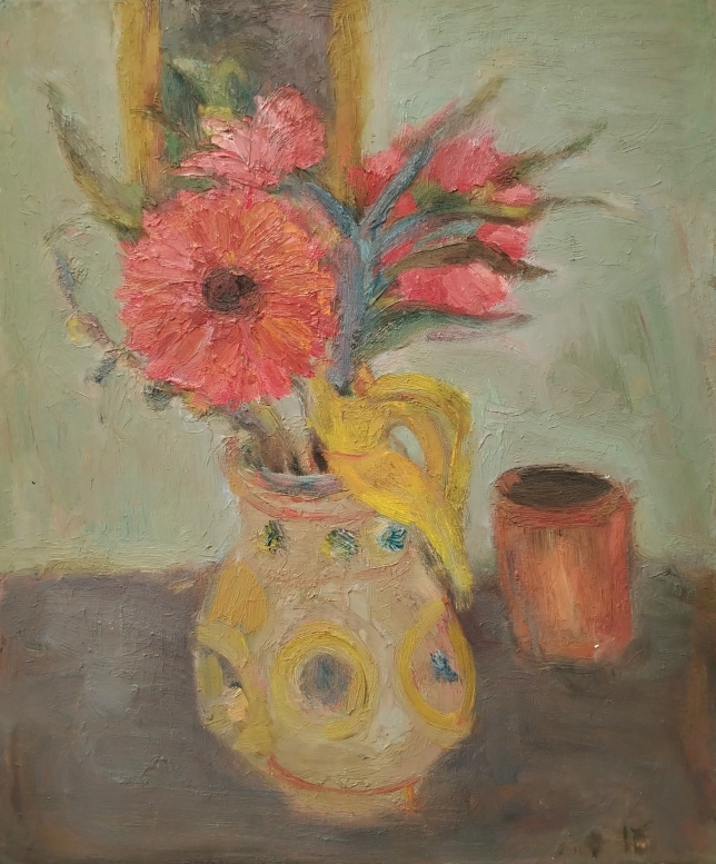 Painting for sale online - Red bouquet