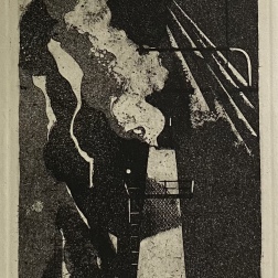 Painting for sale online - Industrial landscape