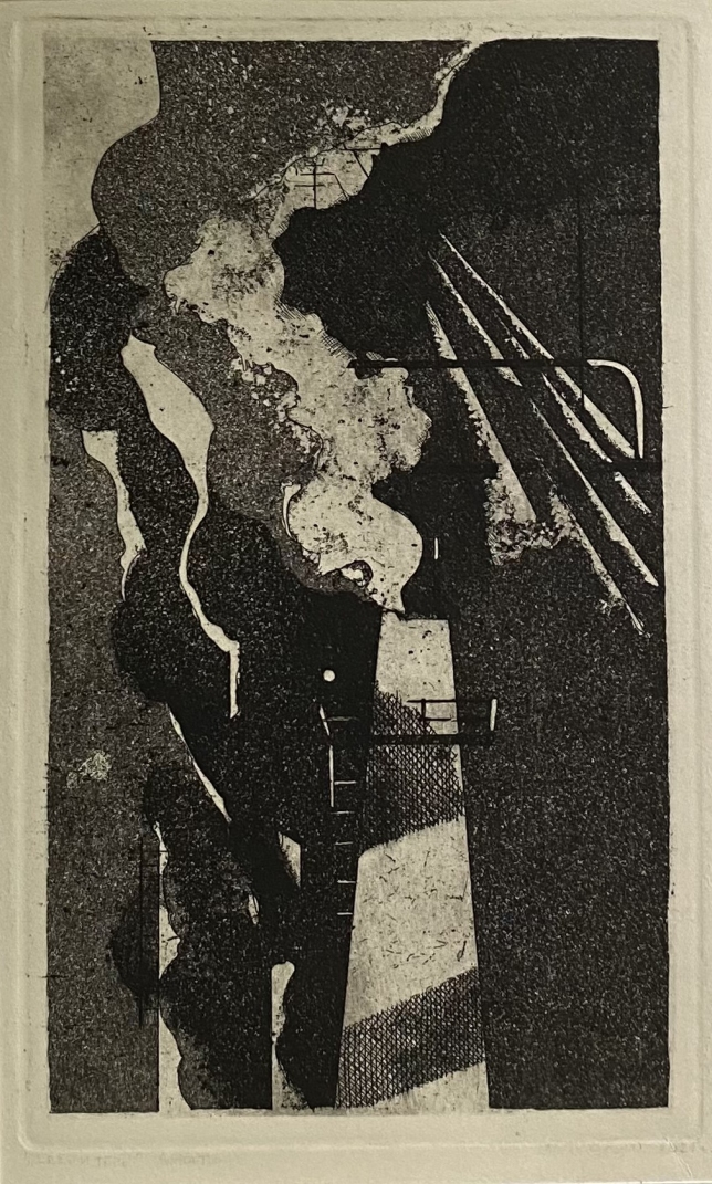 Painting for sale online - Industrial landscape