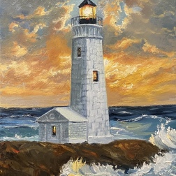Painting for sale online - Lighthouse