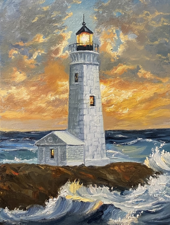 Painting for sale online - Lighthouse