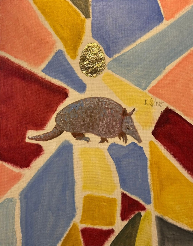 Painting for sale online - Alchemical Realism 1 (Dont Pour Water, Pour Milk)