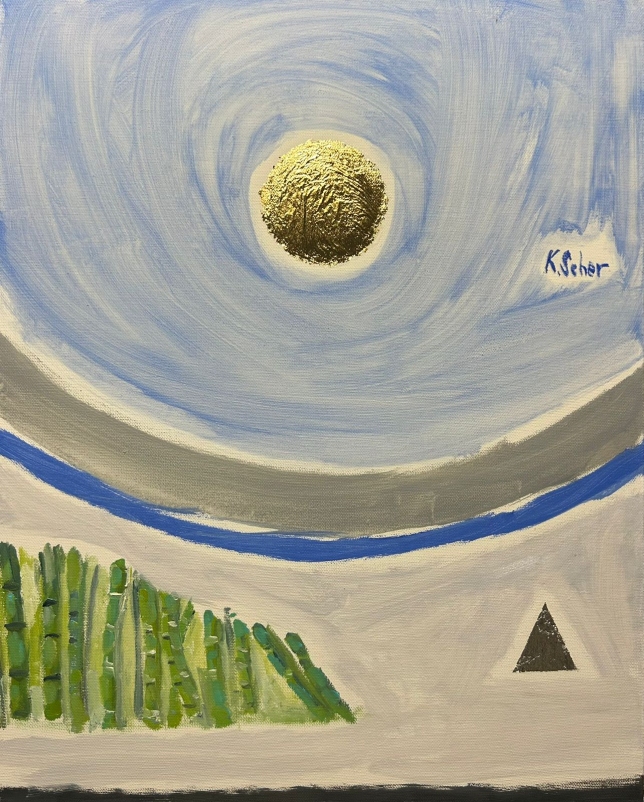 Painting for sale online - Alchemical Realism 2 (Where the Tao Lives)