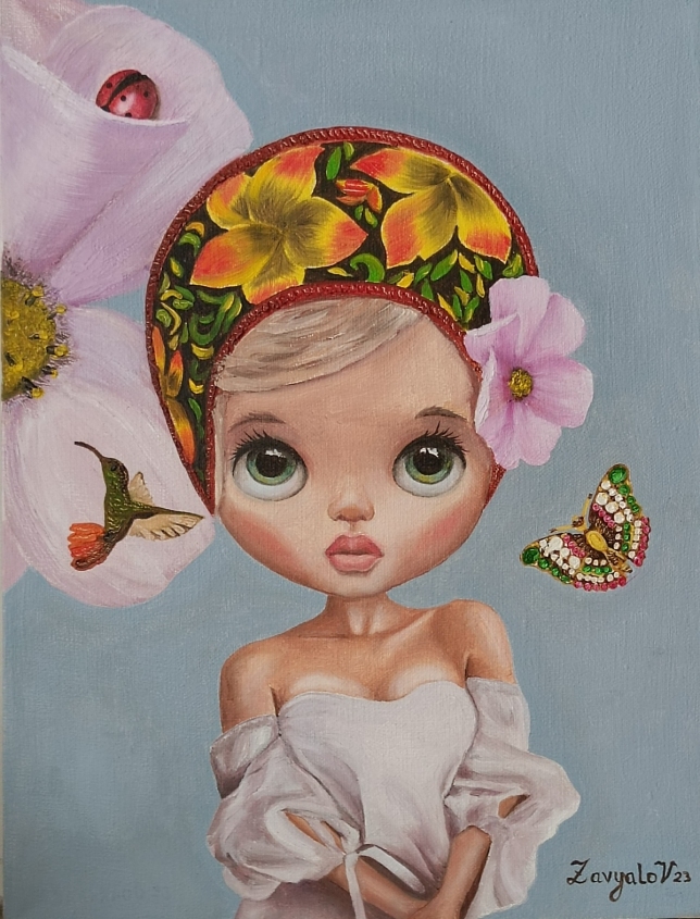 Painting for sale online - Russian beauty