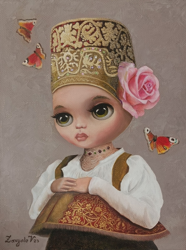 Painting for sale online - Little Lady